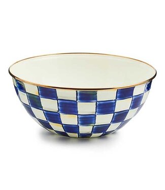 MACKENZIE CHILDS Royal Check Enamel Everyday Bowl - Large