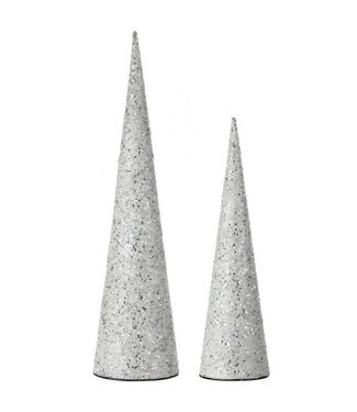 Glitter With Beads Gatsby Cone Tree