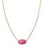 KENDRA SCOTT Elisa Color Burst Frame Short Necklace