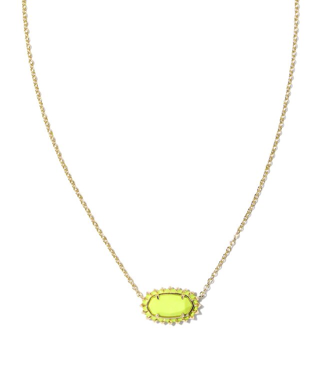 KENDRA SCOTT Elisa Color Burst Frame Short Necklace