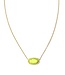 KENDRA SCOTT Elisa Color Burst Frame Short Necklace