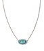 KENDRA SCOTT Elisa Color Burst Frame Short Necklace