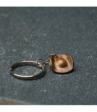 Cowboy Hat Penny Key Chain