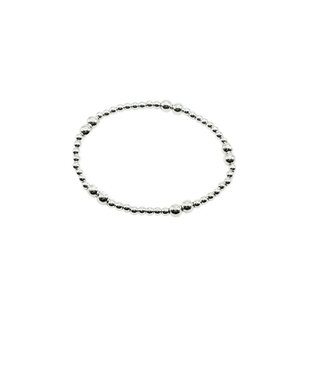 Water Resistant Graduated bead Bracelet