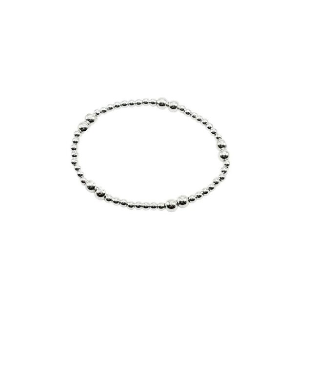 Water Resistant Graduated bead Bracelet