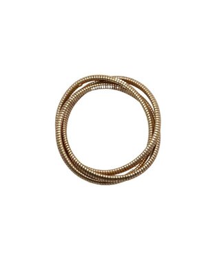 Water Resistant 3 PC - Twist Snake Chain Matte Bracelet