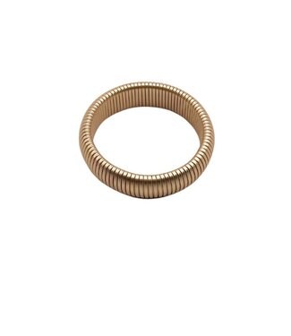 Water Resistant - Large Snake Chain Matte Gold Bracelet