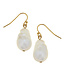 SUSAN SHAW Baroque Pearl Drop Earrings