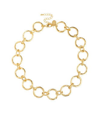 SUSAN SHAW Sage Link Chain Necklace