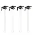 Graduation Cap Acrylic Stir Sticks