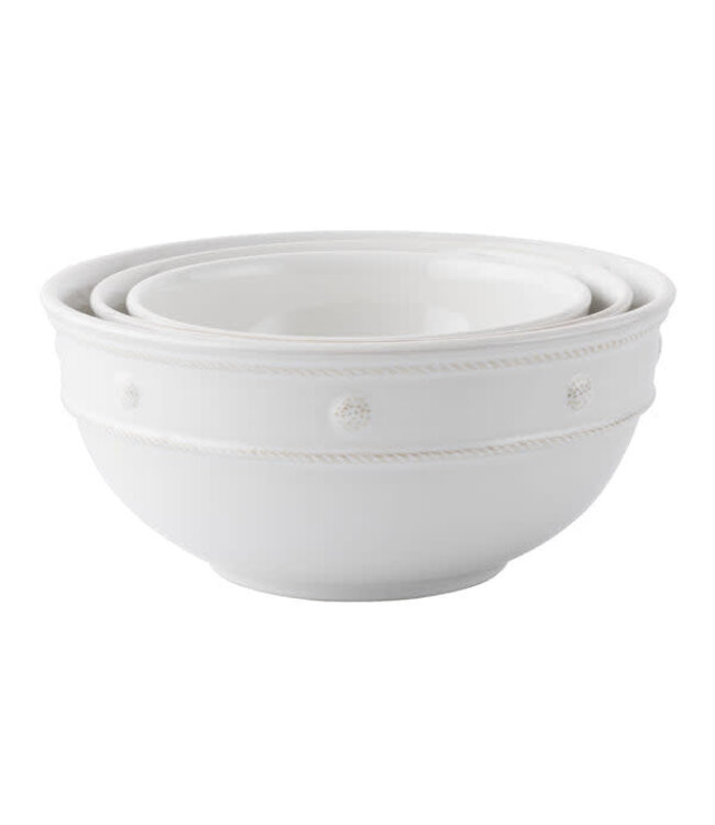 JULISKA Berry & Thread Nesting Serving Bowl Whitewash