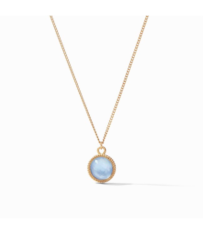 JULIE VOS Fleur-De-Lis Solitaire Necklace