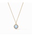JULIE VOS Fleur-De-Lis Solitaire Necklace