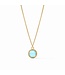 JULIE VOS Fleur-De-Lis Solitaire Necklace