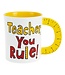 Sculpted Ruler Teacher Mug