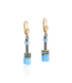 COEUR DE LION Geo Cube Fresh Blue Earrings