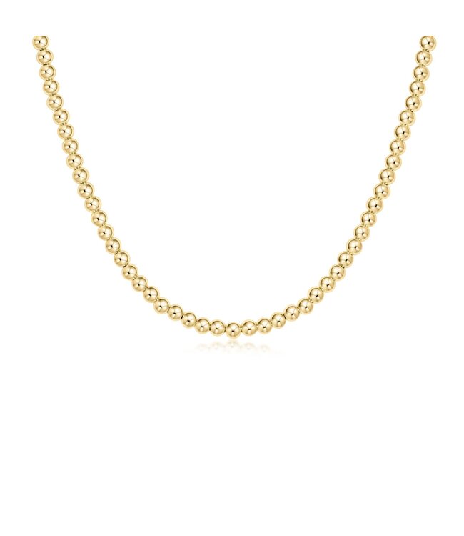 ENEWTON 15" Choker Classic Gold 4mm Bead