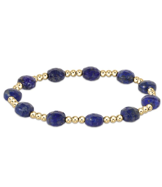 ENEWTON Admire Gold 3mm Bead Bracelet  - Lapis
