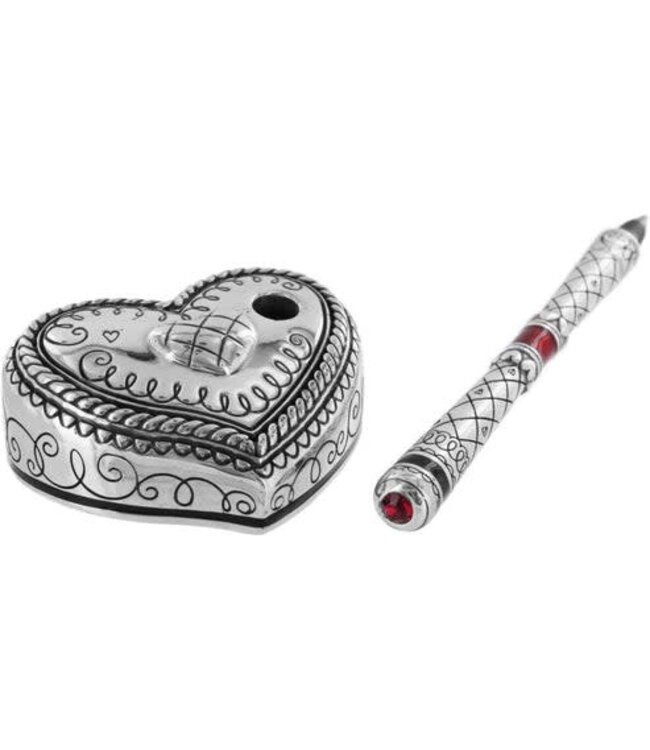 BRIGHTON Love Letters Love Notes And Pen Holder