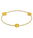 ENEWTON Signature Cross Gold Pattern 2MM Bead Bracelet