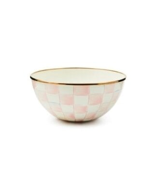 MACKENZIE CHILDS Rosy Check Everyday Bowl