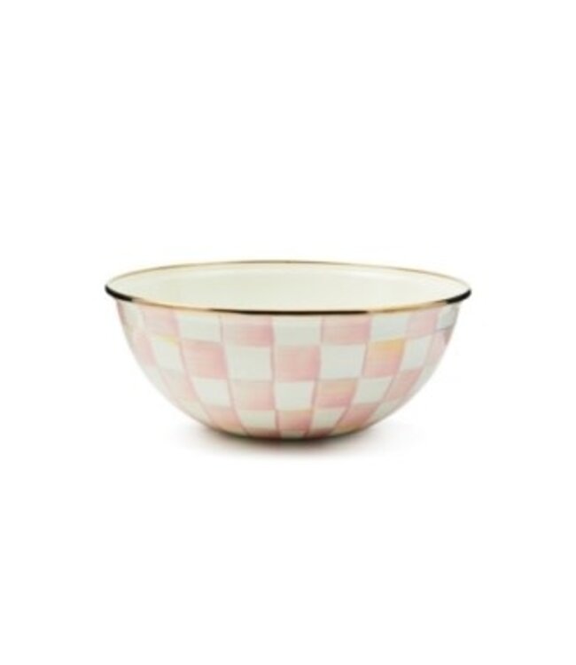 MACKENZIE CHILDS Rosy Check Everyday Bowl