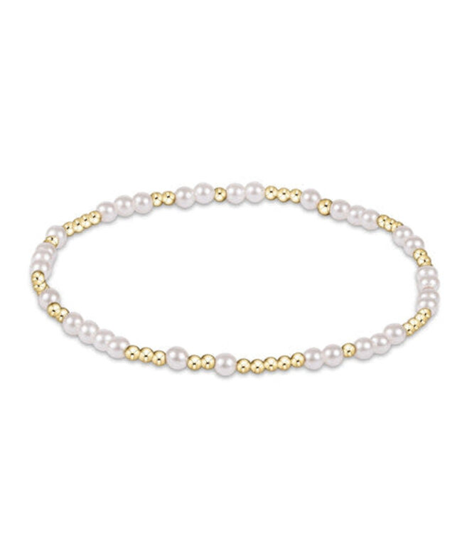 ENEWTON Enewton Extends - Hope Unwritten 3MM Bead Bracelet - Pearl