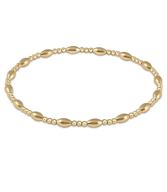 ENEWTON Harmony Sincerity Pattern 2mm Bead Bracelet - Gold