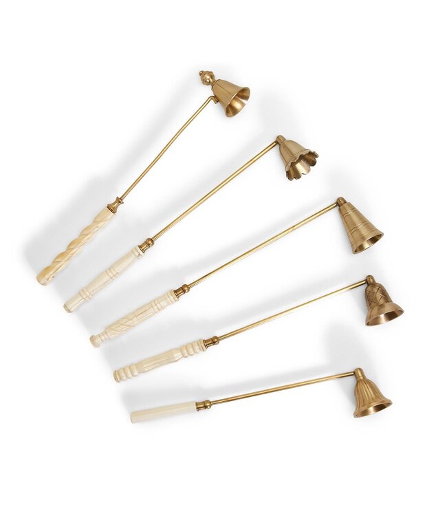 Lights Out Antiqued Gold Candle Snuffer