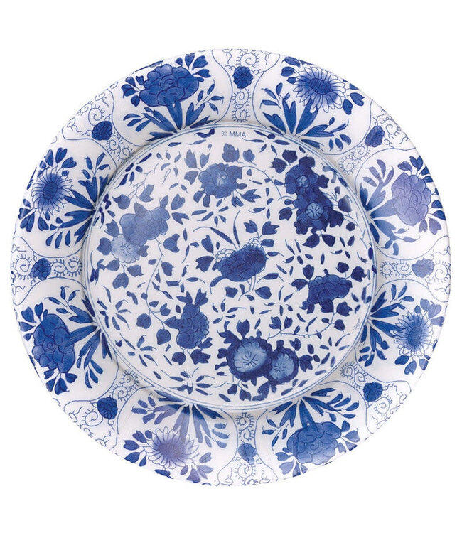 Delft Paper Dinner Plates - Blue