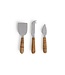 Wicker Weave Cheese Knives in Gift Box