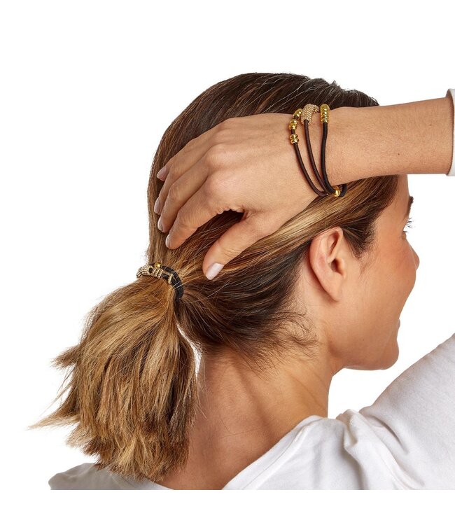 Gold Rush Elastic Hair Tie Bracelet