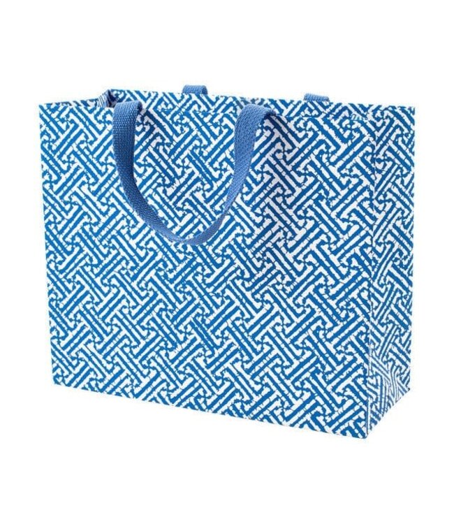 Fretwork Large Gift Bag Blue