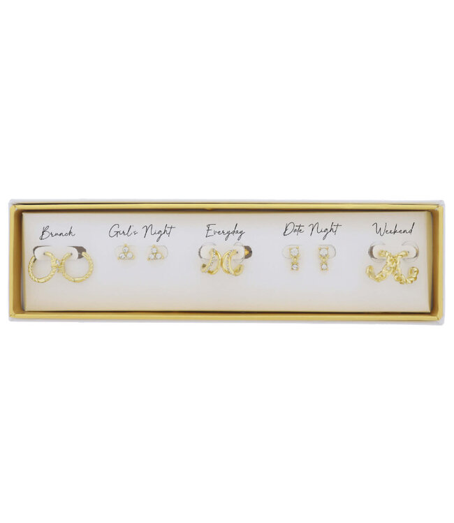 Five For Me! Set Earrings