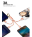3-in-1 Charging Cable Keychain