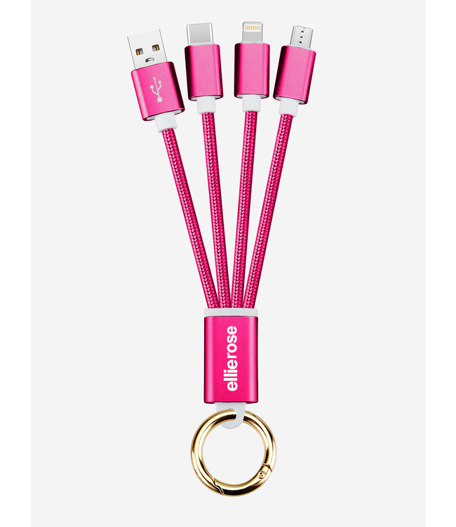 3-in-1 Charging Cable Keychain