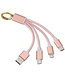 3-in-1 Charging Cable Keychain