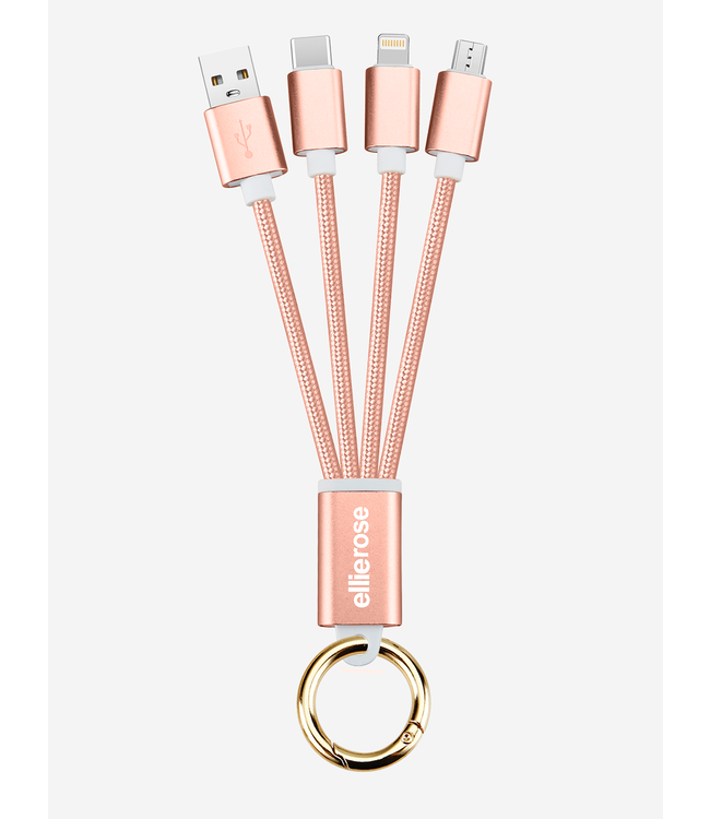 3-in-1 Charging Cable Keychain