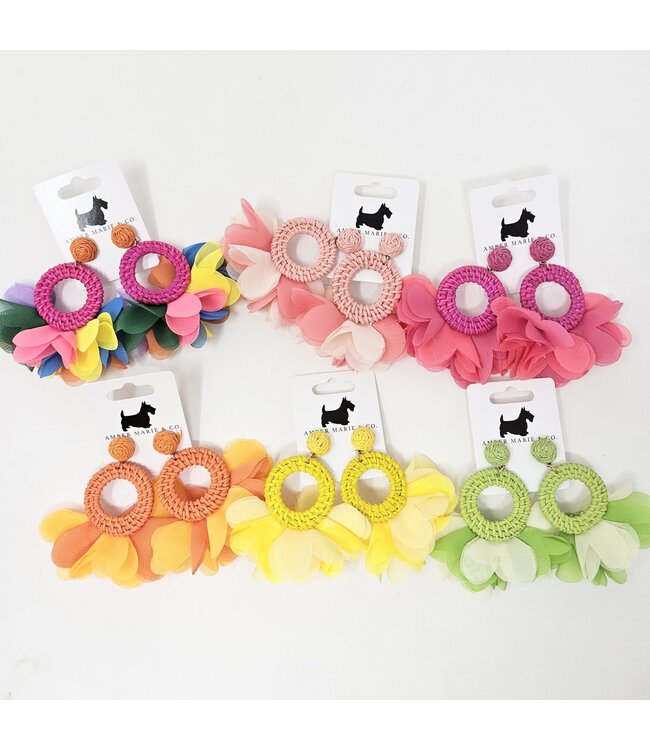 Flower Petal Earrings