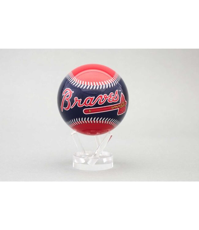 MOVA INTERNATIONAL 4.5" MLB Braves Globe w/ Base