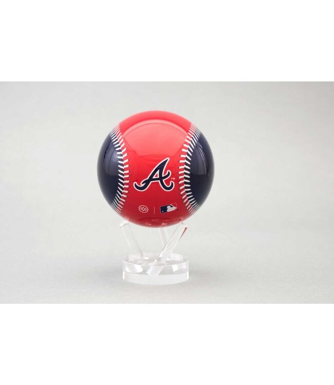 MOVA INTERNATIONAL 4.5" MLB Braves Globe w/ Base