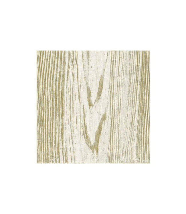 Faux Bois Birch Paper Linen - Napkin Airlaid Cocktail