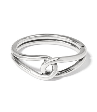 BRIGHTON Interlok Curve Hinged Bangle