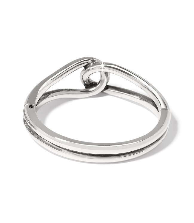 BRIGHTON Interlok Curve Hinged Bangle