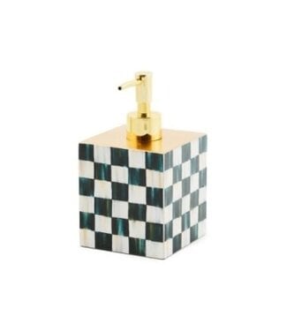 MACKENZIE CHILDS Courtly Check Lacquer Soap Pump