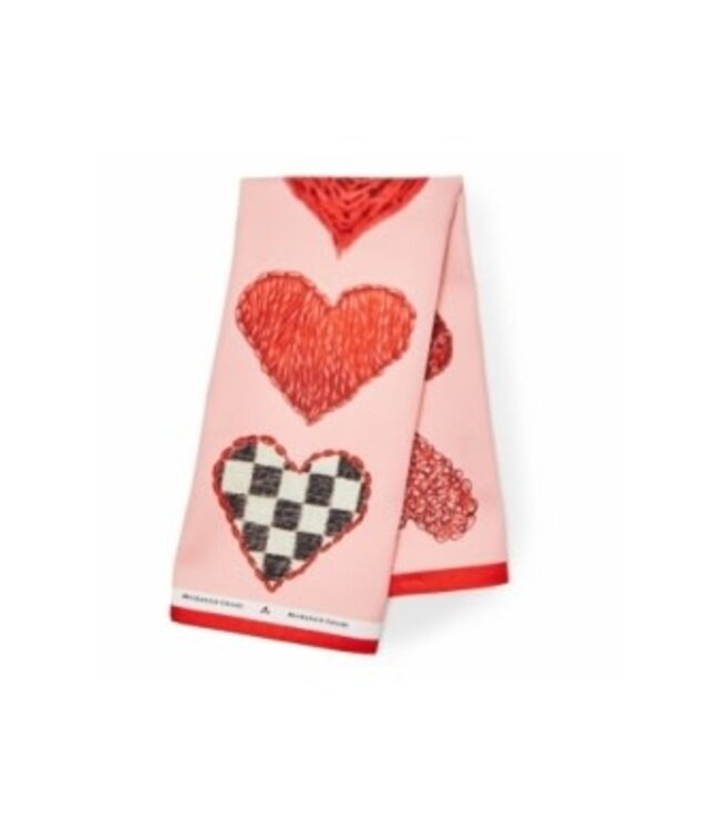 MACKENZIE CHILDS Heart Dish Towel