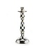 MACKENZIE CHILDS Courtly Check Enamel Candlestick - Large