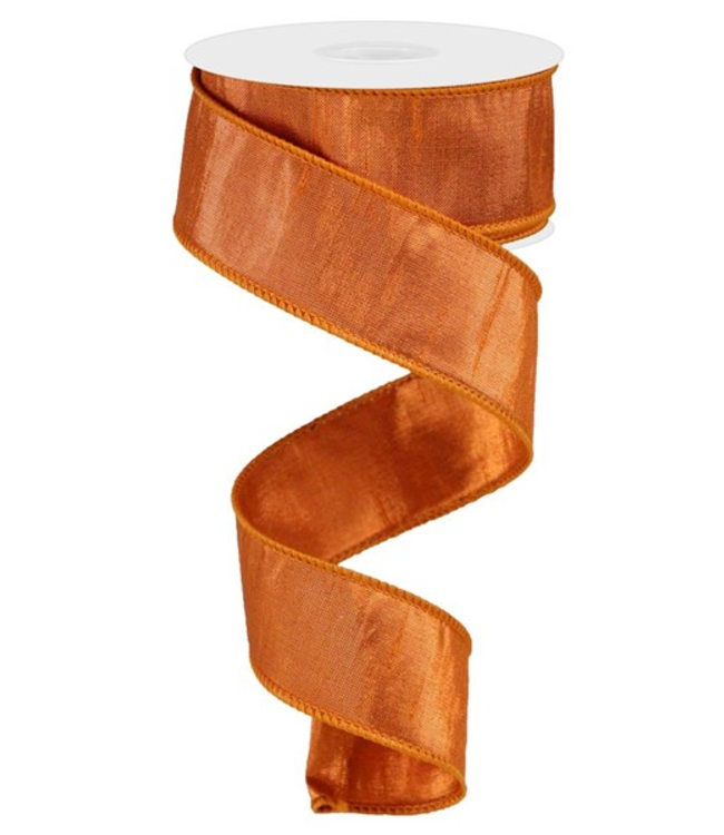 1.5"X10yd Metallic Dupioni Ribbon