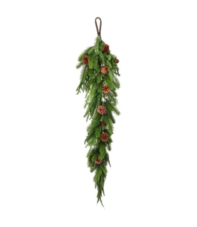 48" Real Touch Norfolk/Spruce/Juniper Garland