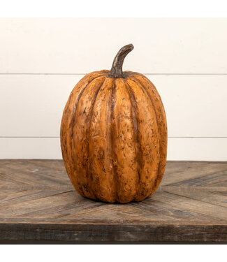 14” Terracotta Tall Pumpkin